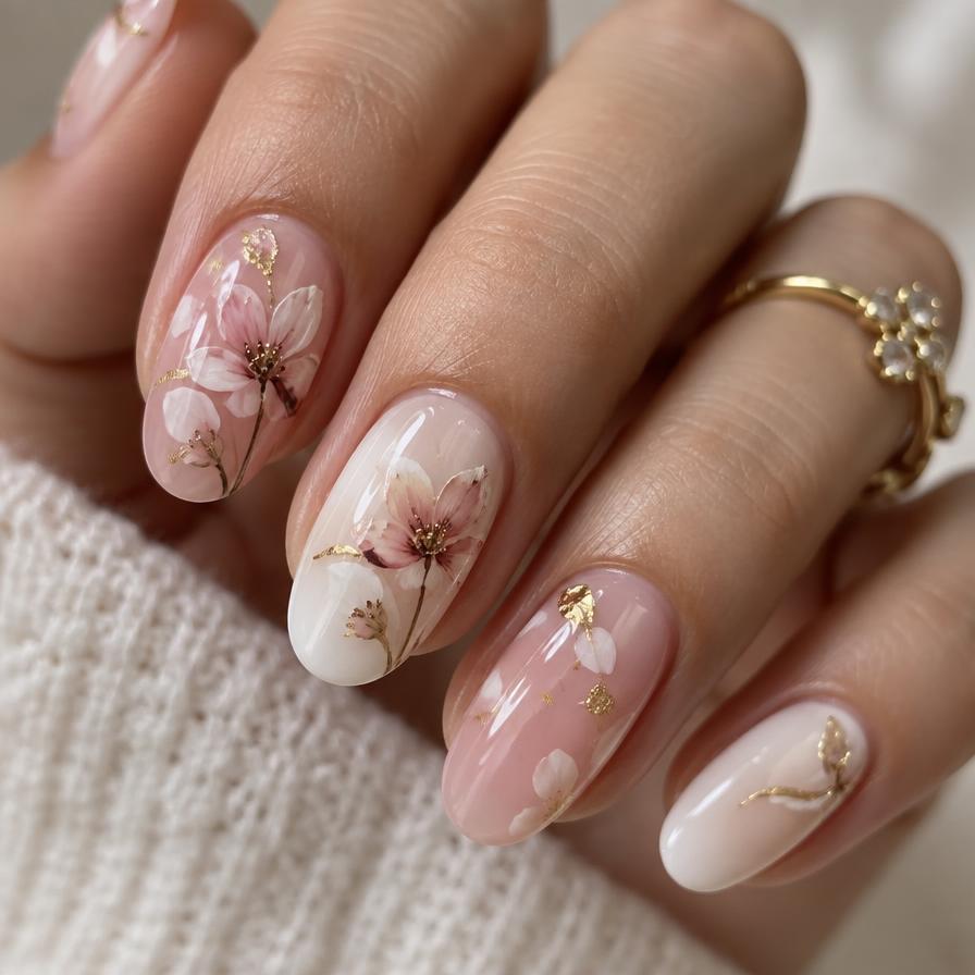 Creative nail art designs at Lux Nails